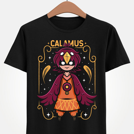 This Calamus OneShot T-Shirt features one of the most memorable characters from the cult indie game OneShot. As the brother of Alula, Calamus is beloved by fans for his quiet, caring personality and unique bird-like design.

Inspired by the atmospheric and emotional world of OneShot, this unisex gamer tee is perfect for fans of narrative-driven indie games, pixel-art aesthetics, and cult classics. Whether you’re a collector or simply want to show your love for OneShot. calamus oneshot game shirt