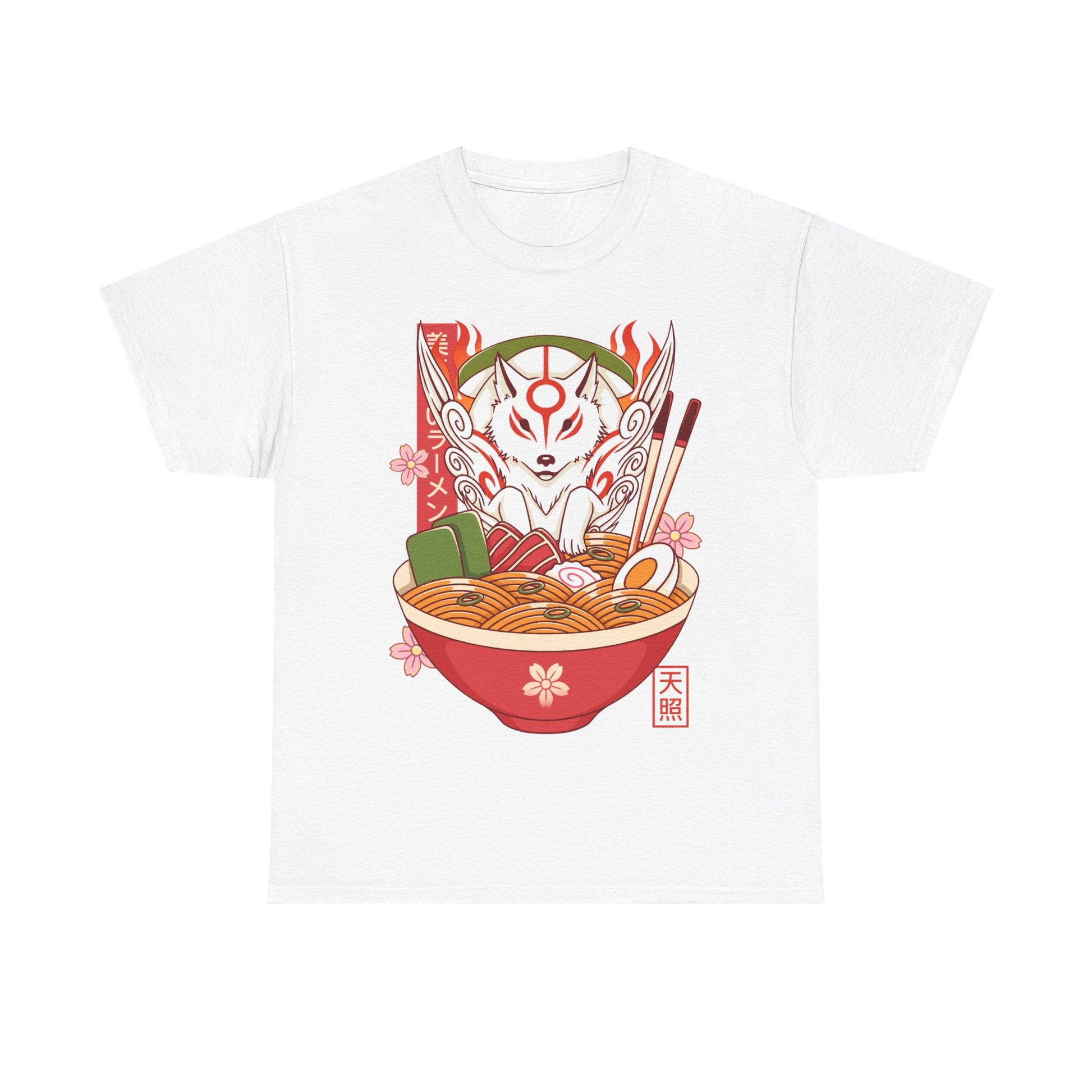 Gamer T-shirt design inspired by Amaterasu from Okami video game inside a noodles ramen bowl in japanese art style.

okami, okami sequel, amaterasu, okamiden, white wolf, ramen, ramen noodles, japan, kitsune, japanese art, gaming, video game, video games, okami amaterasu t-shirt, okami video game t-shirt, Ōkami video game t-shirt, Ōkami t-shirt, Ōkami amaterasu merch, okami amaterasu ramen t-shirt, Ōkami sequel t-shirt, Ōkami sequel video game t-shirt, Ōkami sequel amaterasu t-shirt, ramen tee
