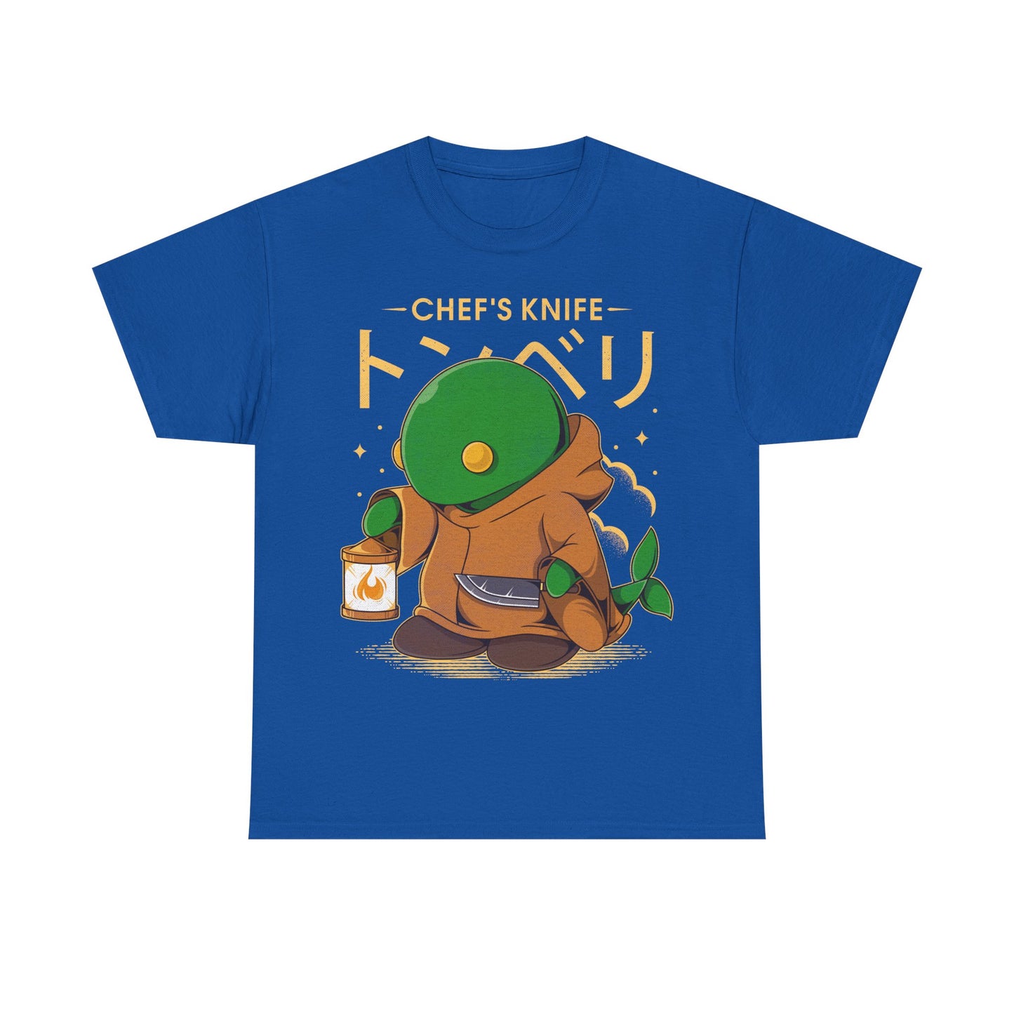 Gamer T-shirt inspired by Tonberry from Final Fantasy video games using Chef's Knife skill. Perfect shirt for Final Fantasy video games fans (Final Fantasy VII, Final Fantasy VII Rebirth, Final Final Fantasy XIV, FFXIV, FF14, FFVII, Final Fantasy VIII, Final Fantasy IX).

cloud strife t-shirt, aerith gainsborough t-shirt, final fantasy vii rebirth t-shirt, barret wallace t-shirt, red xiii, red xiii t-shirt, nanaki, nanaki t-shirt, final fantasy clothing, final fantasy tonberry t-shirt, final fantasy shirt
