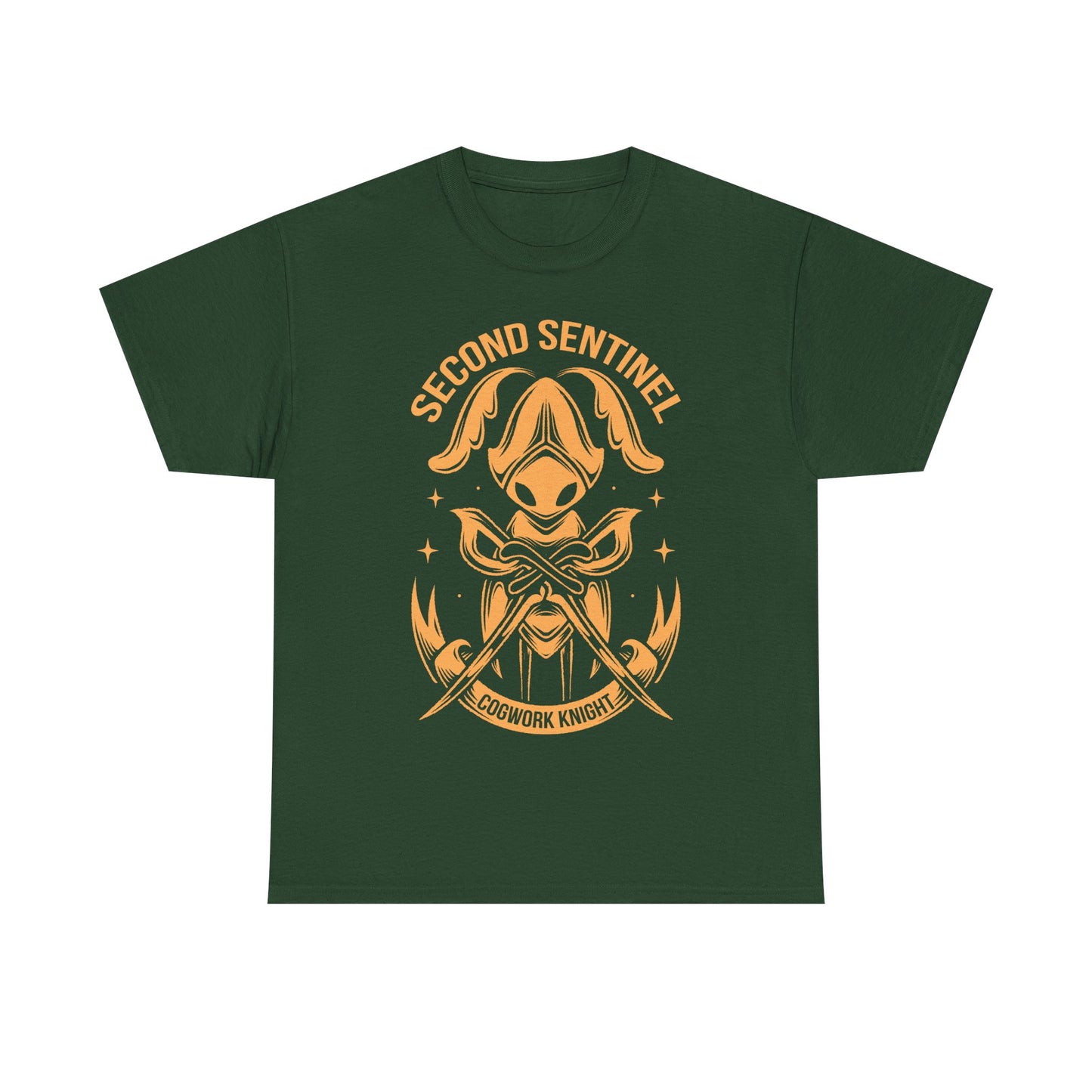 Gamer t-shirt inspired in Second Sentinel automaton cogwork knight character from Hollow Knight Silksong metroidvania indie game.

hollow knight, hollow knight silksong, hollow knight silksong hornet t-shirt, hollow knight silksong merch, hollow knight silksong t-shirt, hollow knight silksong hornet tee, hollow knight hornet and lace t-shirt, hollow knight silksong indie game merch, hollow knight silksong hornet shirt, hollow knight the knight t-shirt, hollow knight silksong sherma t-shirt