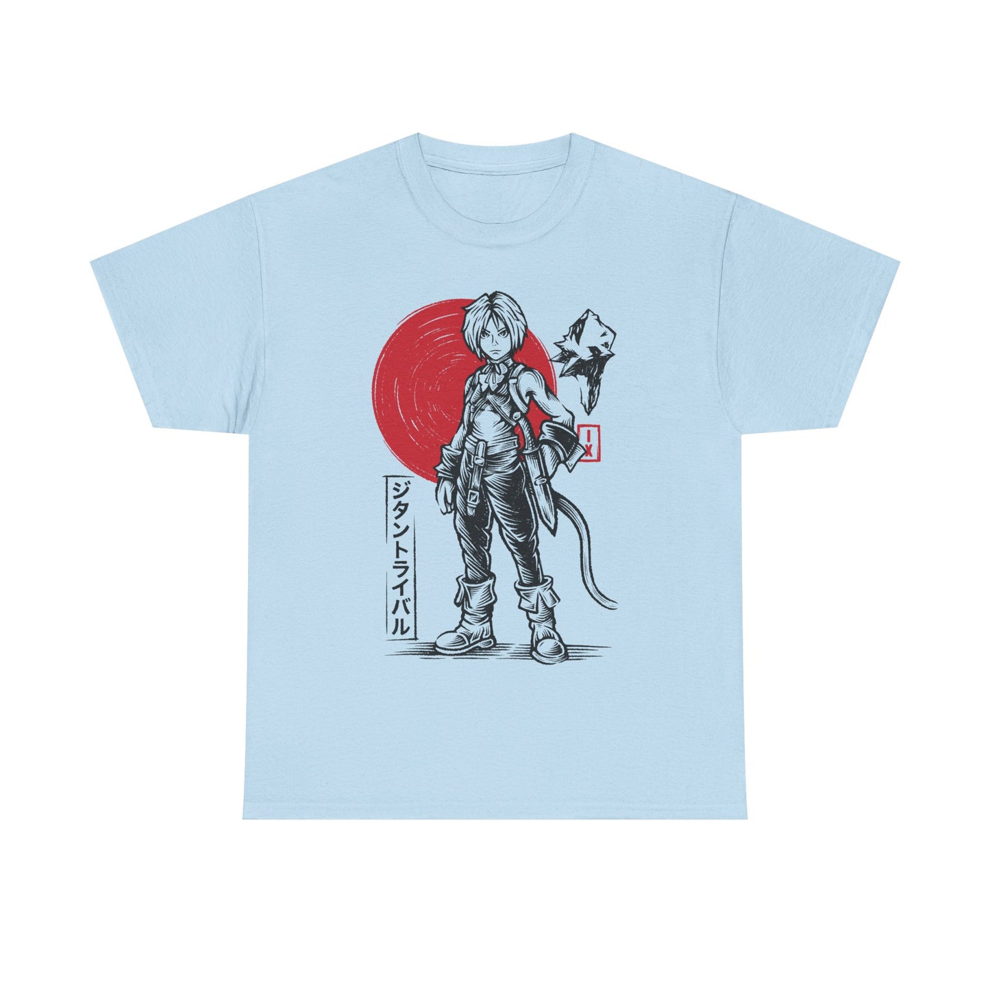 Gamer t-shirt inspired by Zidane Tribal - Yitan from Final Fantasy IX - FFIX rpg video game in Sumi-e japanese art style.

final fantasy ix vivi ornitier t-shirt, final fantasy ix zidane tribal sumi-e t-shirt, final fantasy 9 zidane tribal t-shirt, ffix zidane tribal t-shirt, ffix zidane tribal sumi-e t-shirt, final fantasy ix zidane tribal japanese art t-shirt, ffix video game merch, final fantasy ix remake t-shirt, final fantasy ix remake zidane tribal t-shirt, ffix remake merch, ff9 remake