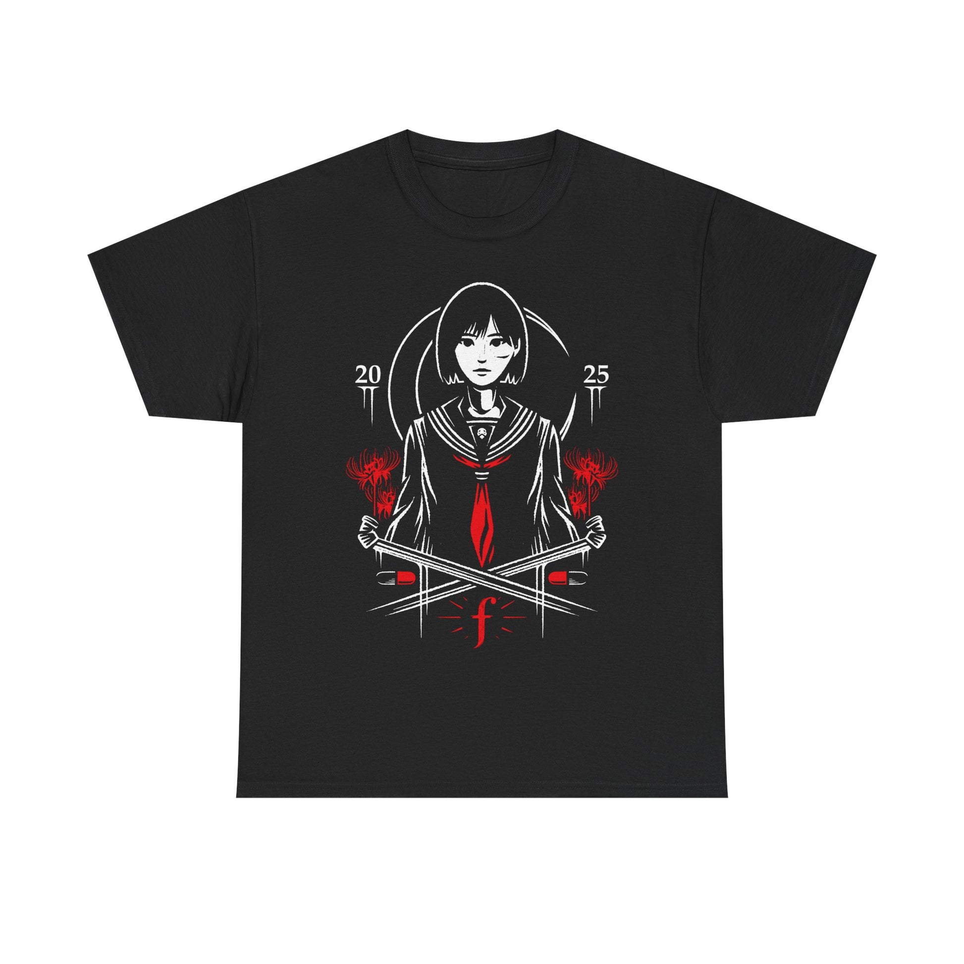 Silent Hill F T-shirt inspired by Konami’s survival horror game. Featuring protagonist Hinako Shimizu in a unique Japanese horror design, this premium gamer apparel is perfect for fans of Silent Hill and Japan-inspired video games. Exclusive Silent Hill F merch, Japanese horror clothing, survival horror T-shirt, Hinako Shimizu shirt, gamer fashion, Silent Hill F fan merchandise, Japanese style graphic tee, Silent Hill apparel for collectors and horror game enthusiasts.