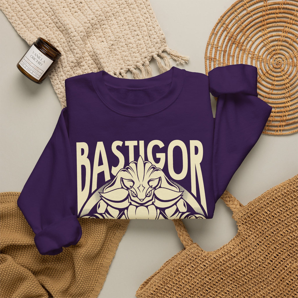 Palworld Bastigor King of Frostfang Ice Pal Unisex Crewneck Sweatshirt