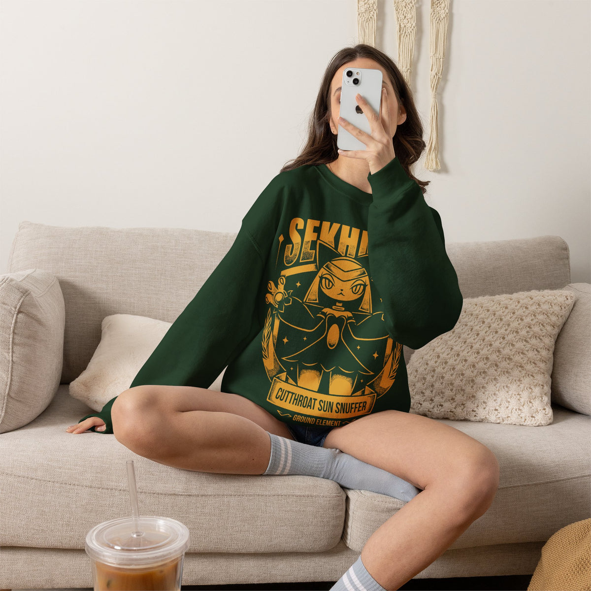 Palworld Sekhmet Ground Pal #140 Unisex Crewneck Sweatshirt