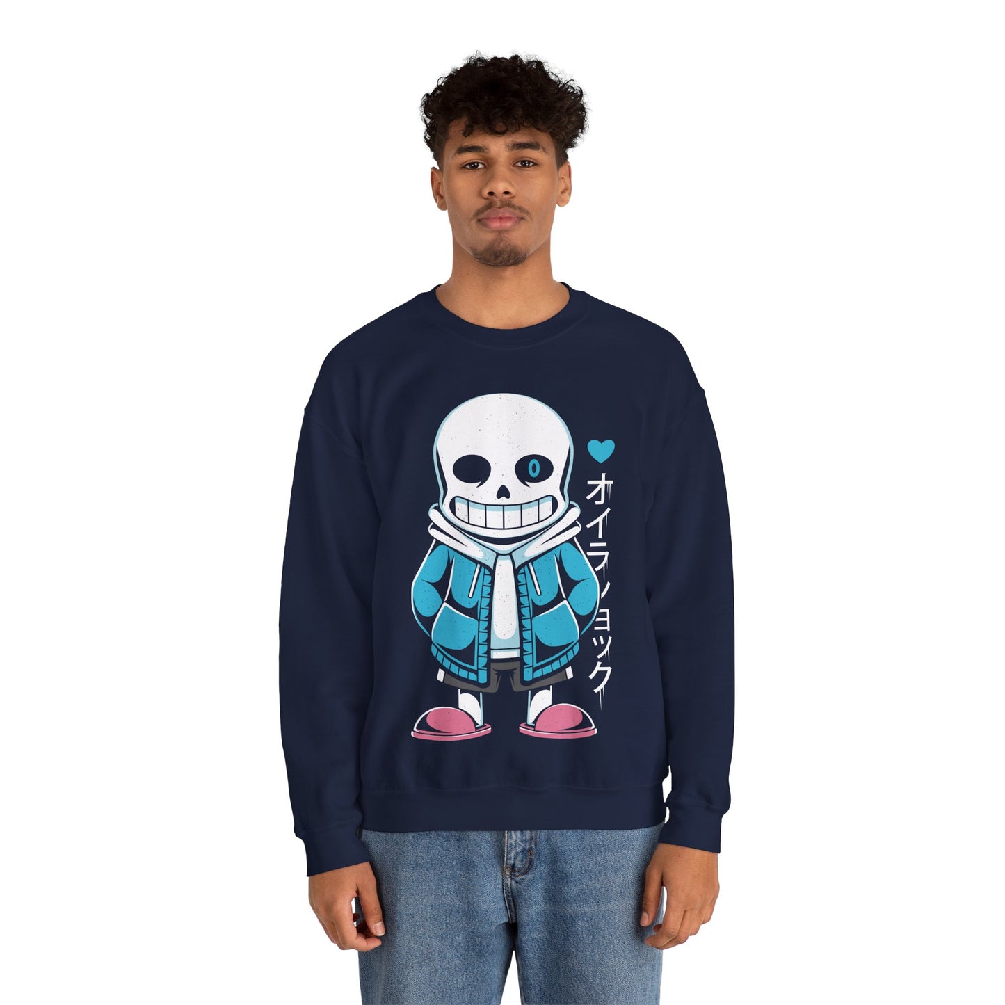 Sans Lazy Bones Undertale Indie Game Crewneck Sweatshirt