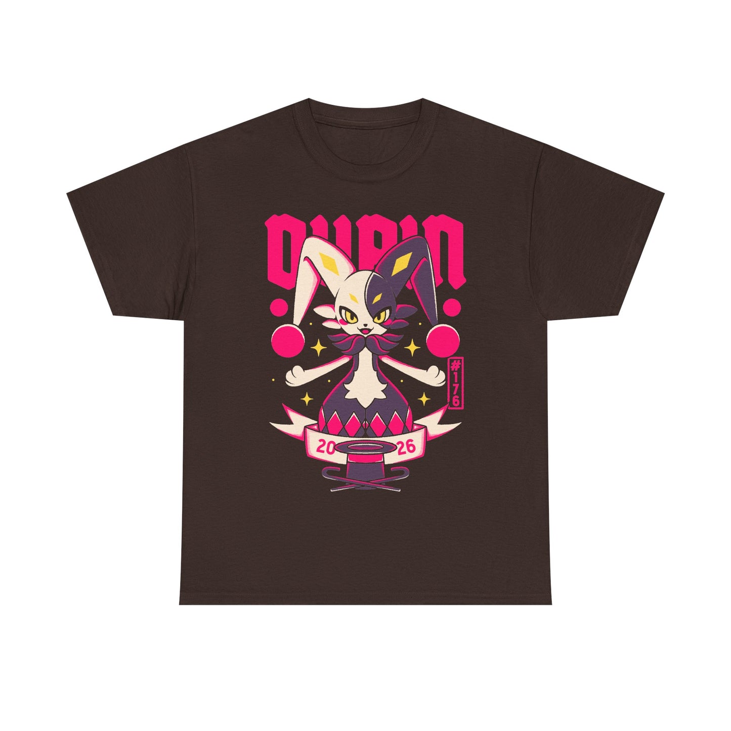 Palworld Dupin #176 Fire Pal t-shirt featuring the new trickster Pal introduced in the Palworld 1.0 update.