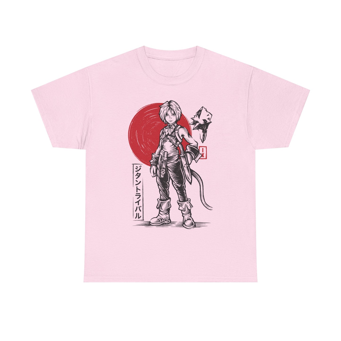 Gamer t-shirt inspired by Zidane Tribal - Yitan from Final Fantasy IX - FFIX rpg video game in Sumi-e japanese art style.

final fantasy ix vivi ornitier t-shirt, final fantasy ix zidane tribal sumi-e t-shirt, final fantasy 9 zidane tribal t-shirt, ffix zidane tribal t-shirt, ffix zidane tribal sumi-e t-shirt, final fantasy ix zidane tribal japanese art t-shirt, ffix video game merch, final fantasy ix remake t-shirt, final fantasy ix remake zidane tribal t-shirt, ffix remake merch, ff9 remake