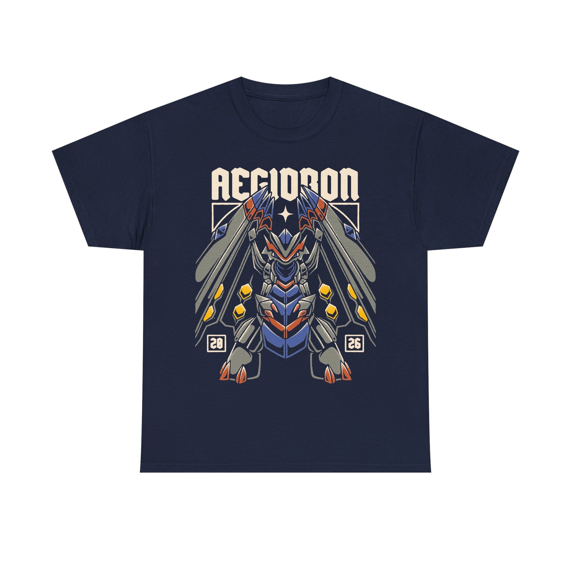 Palworld Aegidron #184 Dragon Ground Pal t-shirt featuring the Guardian of Luminous Trails introduced in Palworld 1.0.
