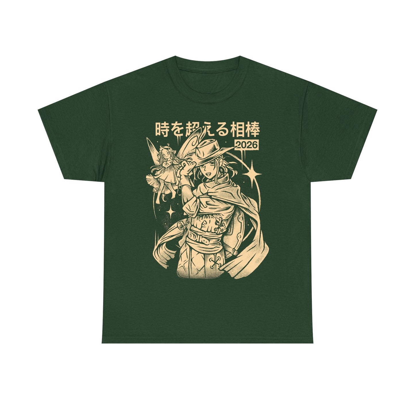 Elliot and Faie t-shirt inspired by The Adventures of Elliot: The Millennium Tales featuring the hero and fairy companion from the fantasy JRPG adventure.