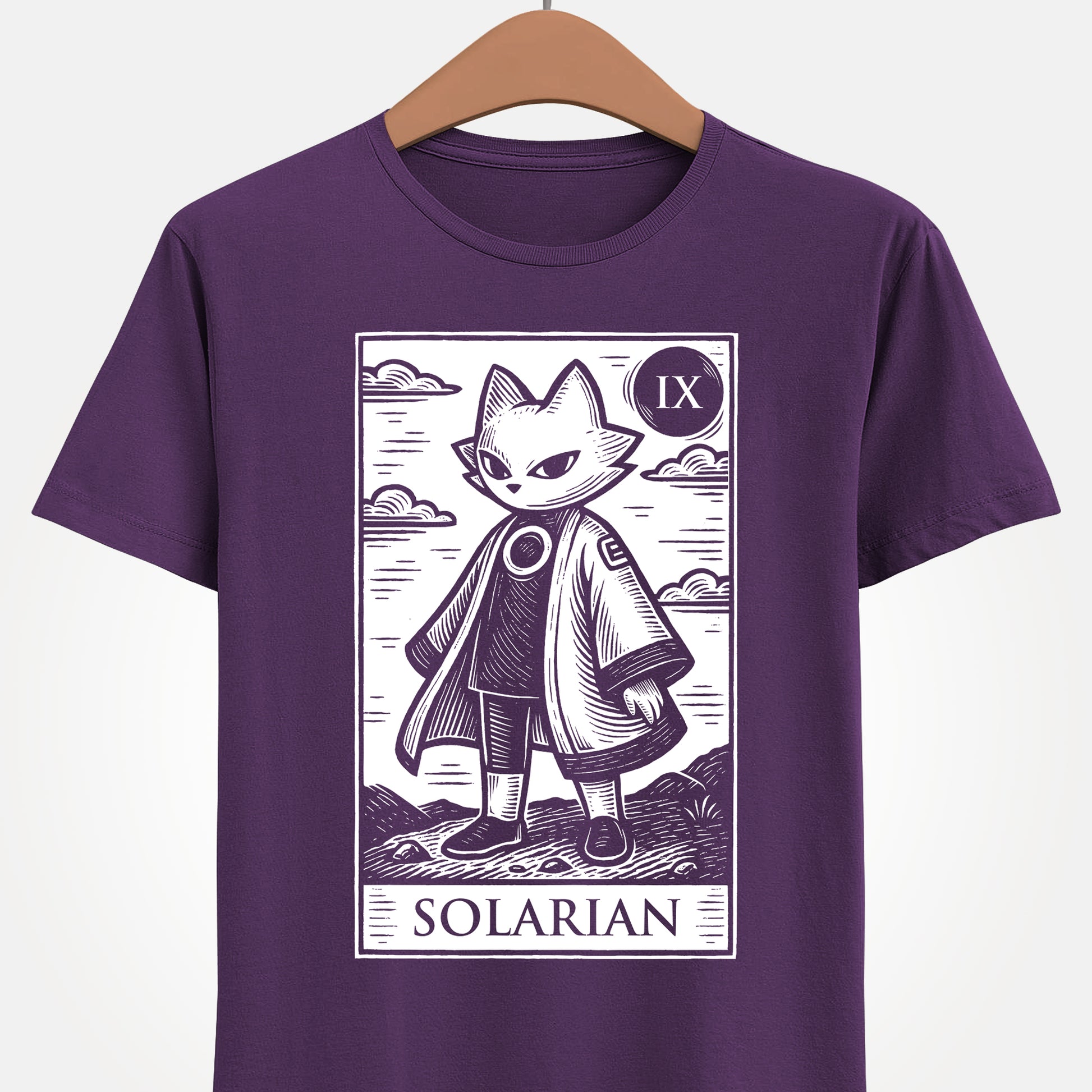 Gamer t-shirt inspired by Yi from Nine Sols indie video game in tarot card art style.

nine sols, 9 sols, nine sols t-shirt, nine sols yi t-shirt,yi, nine sols video game t-shirt, nine sols video game merch, nine sols yi solarian t-shirt, nine sols metroidvania video game t-shirt, solarian, yi tao alchemist nine sols tee, fangshi, gaming tarot card art t-shirt, nine sols metroidvania gamer t-shirt, indie game merch, nine sols metroidvania video game merchandising, video games merch, linocut art