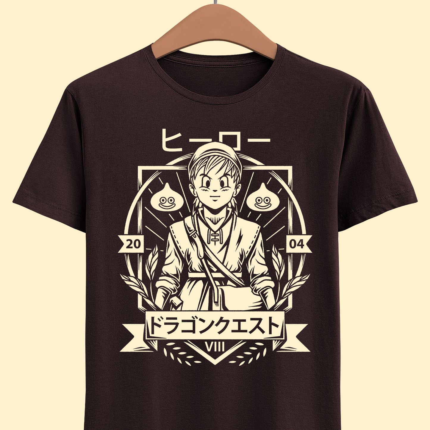 Gamer t-shirt design inspired by Eight the hero from Dragon Quest VIII jrpg video game.

dragon quest, dragon quest viii, dragon quest xi, king slime, slime, rpg video game, video games t-shirt, jrpg games tee, gaming shirt, gamer, chrono trigger, final fantasy, yangus, dqviii t-shirt, dragon quest slime t-shirt, dragon quest king slime t-shirt, dragon quest viii eight t-shirt, dragon quest, dragon quest viii journey of the cursed king t-shirt