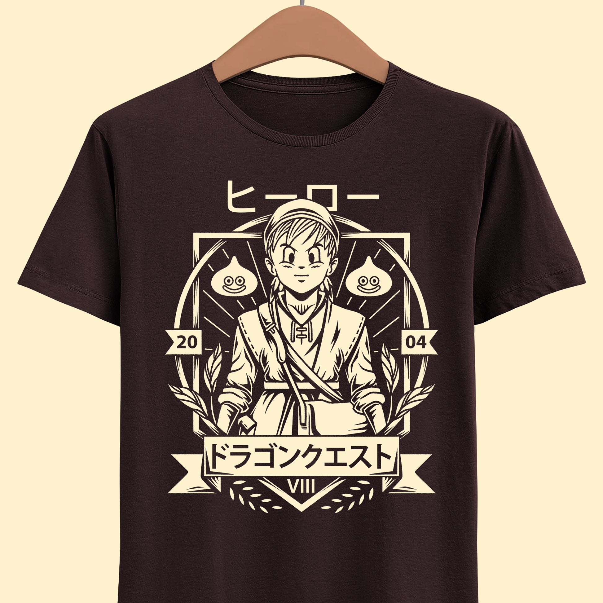 Gamer t-shirt design inspired by Eight the hero from Dragon Quest VIII jrpg video game.

dragon quest, dragon quest viii, dragon quest xi, king slime, slime, rpg video game, video games t-shirt, jrpg games tee, gaming shirt, gamer, chrono trigger, final fantasy, yangus, dqviii t-shirt, dragon quest slime t-shirt, dragon quest king slime t-shirt, dragon quest viii eight t-shirt, dragon quest, dragon quest viii journey of the cursed king t-shirt