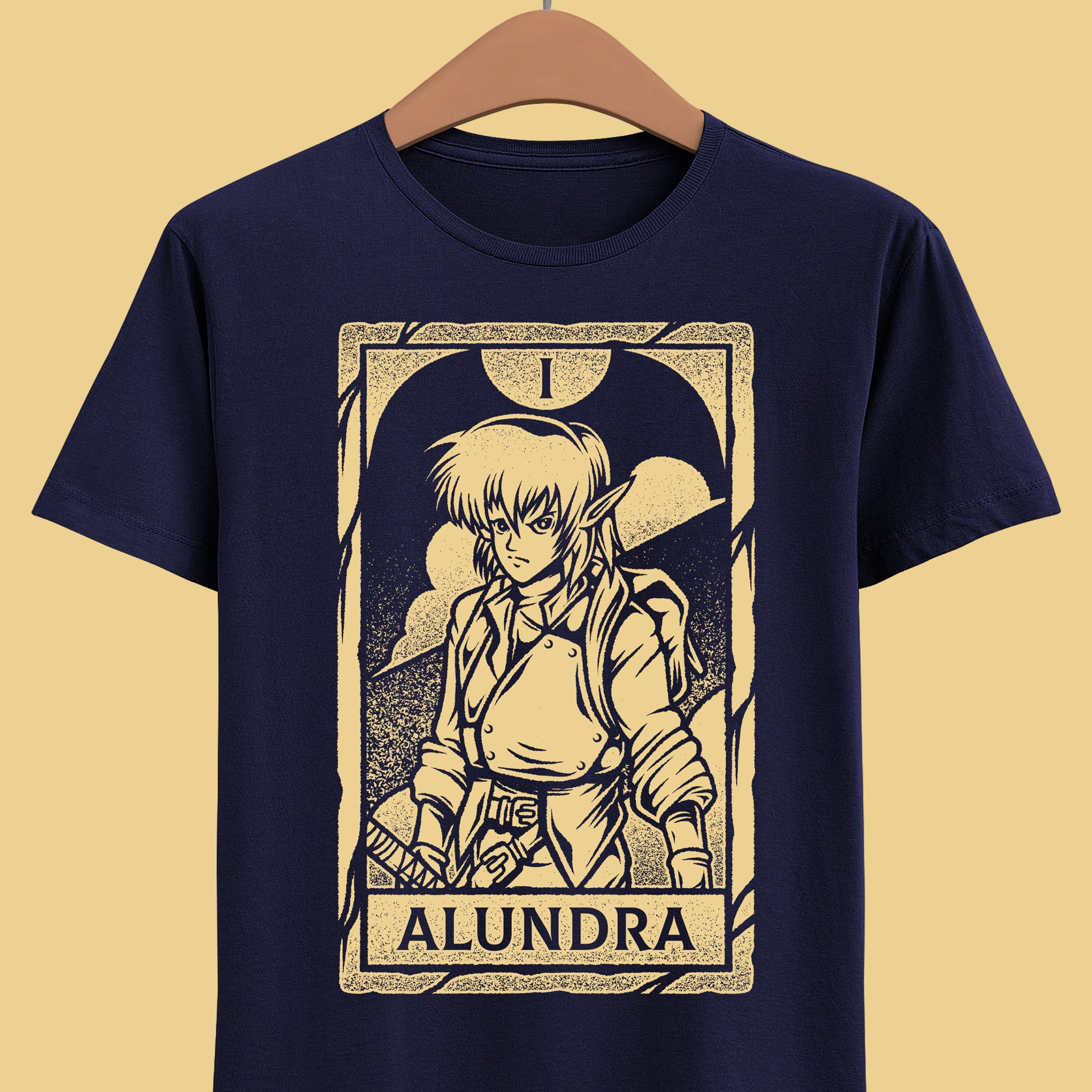Alundra video game t-shirt inspired by the classic PlayStation action RPG. Retro gaming apparel featuring an original fan art design based on the world of Alundra, perfect for fans of dungeon crawler games, classic RPGs, and nostalgic 90s video game aesthetics. alundra video game merch, alundra action rpg video game merch, alundra the dreamwalker t-shirt, alundra ps1 video game t-shirt, alundra retrogaming tee, alundra classic ps1 video game merch, alundra 2 merch, alundra 2 t-shirt, ps1 games