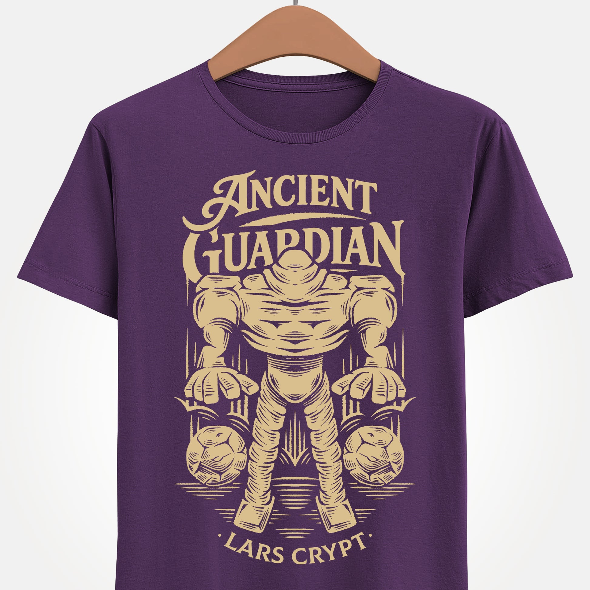 Ancient Guardian Alundra t-shirt featuring the iconic boss from the Lars Crypt dungeon in the classic action RPG Alundra. Retro gamer apparel inspired by dark fantasy dungeon design, perfect for fans of PlayStation RPGs, retrogaming, and cult classic video games. alundra t-shirt, alundra video game t-shirt, alundra video game merch, alundra action rpg video game merch, alundra ancient guardian boss t-shirt, alundra best rpg merch, alundra 2 merch, alundra retrogaming merch, alundra retrogamer t-shirt