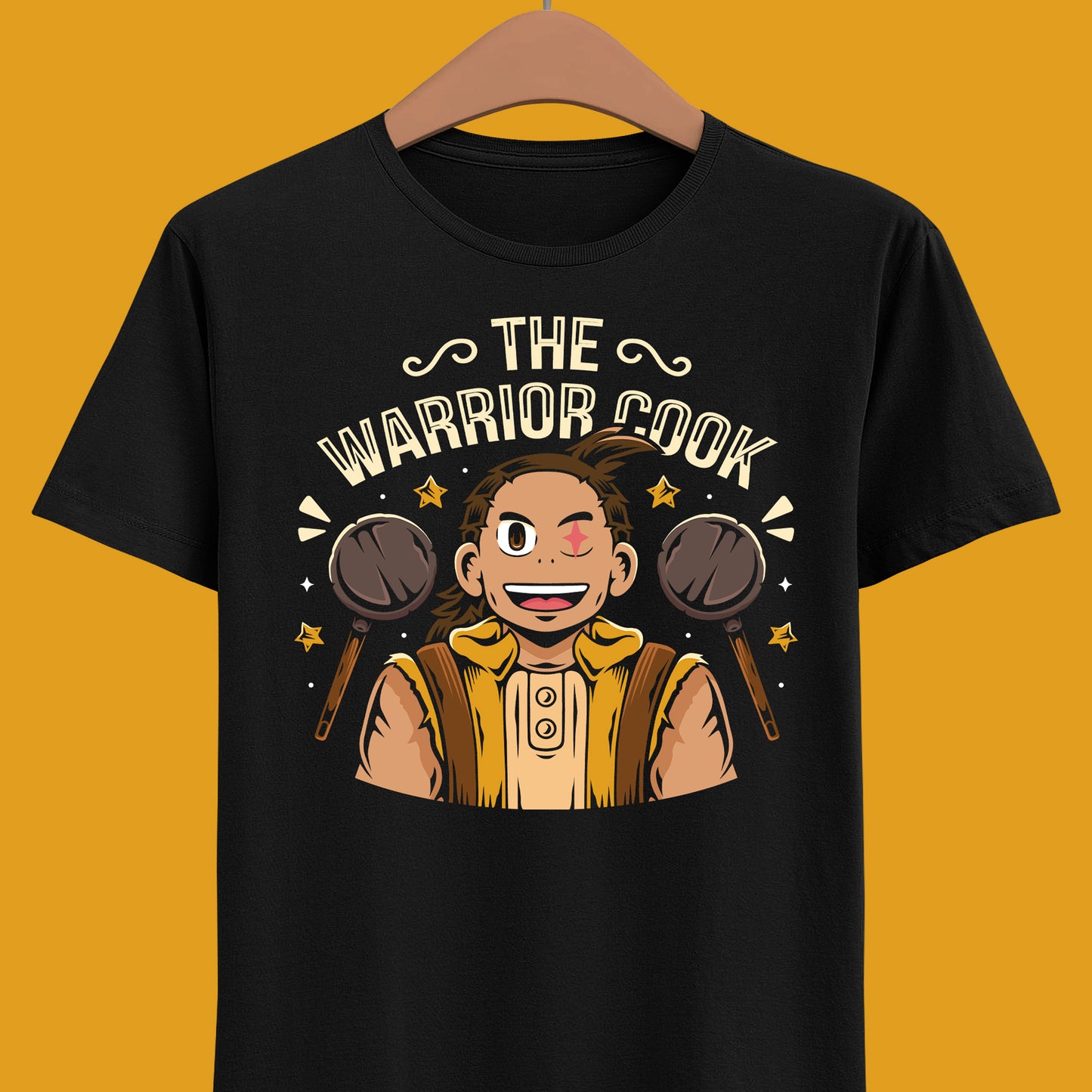 Gamer t-shirt inspired by Garl (The Warrior Cook) playable character on Sea of Stars pixel art turn based rpg video game.

sea of stars, 8 bit, garl warrior cook, zale, valere, gamer, gaming, indie game, pixel art, solstice warriors, video game, video games, resh'an, sea of stars t-shirt, sea of stars garl t-shirt, sea of stars zale t-shirt, sea of stars valere t-shirt, sea of stars artificer t-shirt, sea of stars throes of the watchmaker t-shirt, sea of stars sea seraï t-shirt