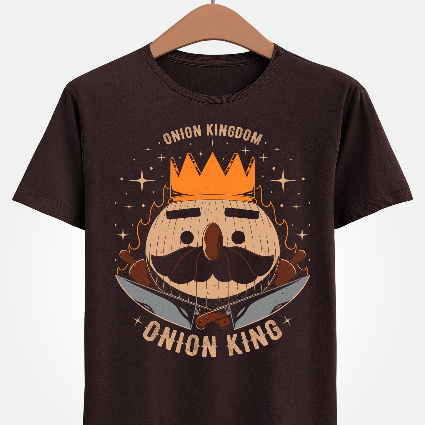 Gamer t-shirt design inspired by The Onion King from Overcooked, Overcooked 2, Overcooked! All You Can Eat video games.

overcooked, overcooked 2, overcooked 2 t-shirt, chef, console video game, overcooked cooking video game t-shirt, overcooked funny video game merch, overcooked games merch, overcooked funny game t-shirt, overcooked kevin dog t-shirt, onion king, onion king overcooked 2 t-shirt, onion king overcooked games t-shirt, overcooked onion kingdom t-shirt, indie games merch, overcooked indie game