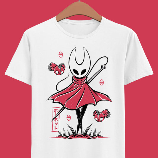 Gamer t-shirt inspired in princess Hornet from Hollow Knight & Hollow Knight Silksong indie games - metroidvania video games in japanese art style.

hollow knight, hollow knight silksong, hollow knight silksong hornet t-shirt, hollow knight silksong merch, hollow knight silksong t-shirt, hollow knight silksong hornet tee, hollow knight hornet japanese art t-shirt, hollow knight silksong indie game merch, hollow knight silksong hornet shirt, hollow knight the knight t-shirt, silksong release date