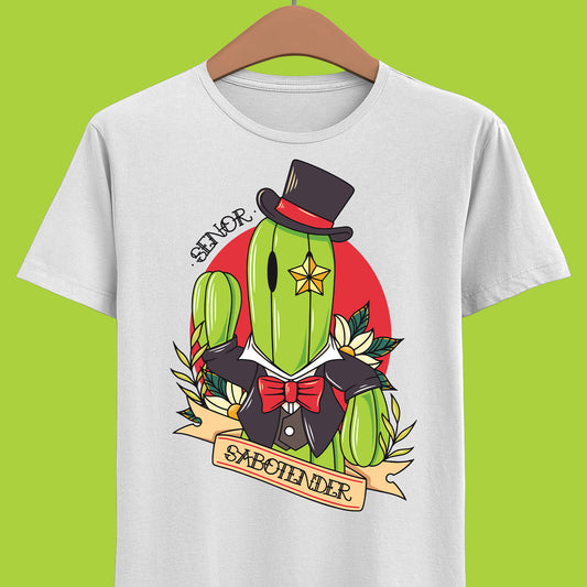 Senor Sabotender Cactuar Tattoo FFXIV - FF14 Unisex T-shirt