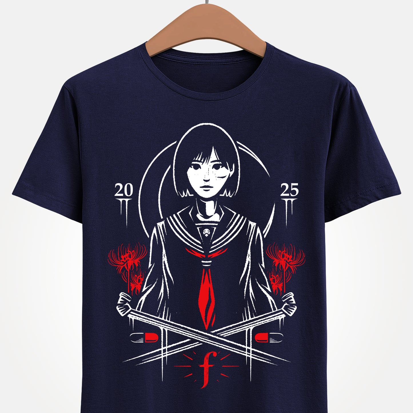 Silent Hill F T-shirt inspired by Konami’s survival horror game. Featuring protagonist Hinako Shimizu in a unique Japanese horror design, this premium gamer apparel is perfect for fans of Silent Hill and Japan-inspired video games. Exclusive Silent Hill F merch, Japanese horror clothing, survival horror T-shirt, Hinako Shimizu shirt, gamer fashion, Silent Hill F fan merchandise, Japanese style graphic tee, Silent Hill apparel for collectors and horror game enthusiasts.