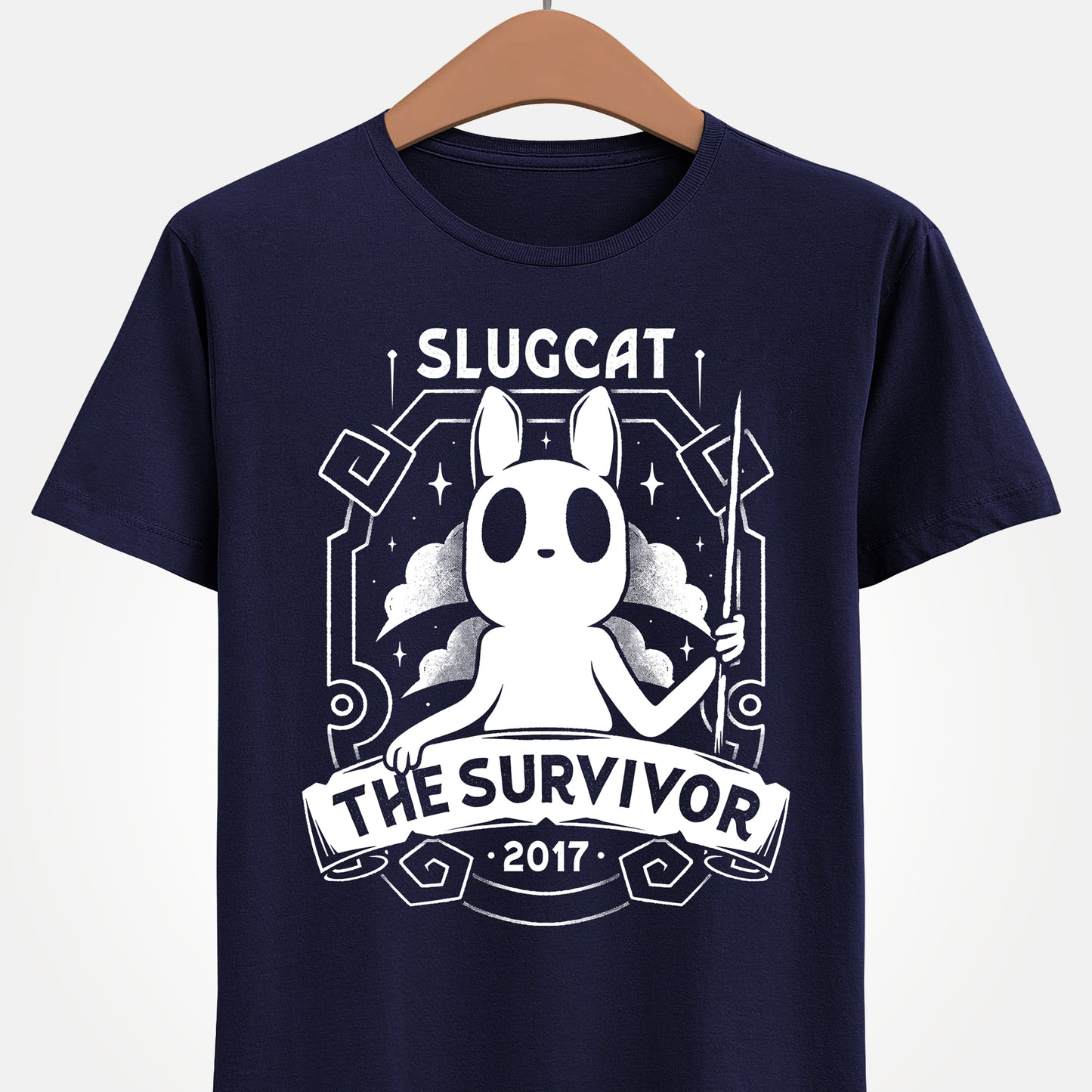 Gamer t-shirt design inspired by Slugcat Survivor from Rain World survival-exploration-platformer indie game.

rain world, cat, game, gamer, gaming, indie game,
moon, rainworld, video games t-shirt, slugcat t-shirt, video game, slug cat, iterator, slugcats t-shirt, rain world the watcher dlc, rain world downpour dlc, rain world downpour dlc merch, rain world downpour dlc t-shirt, rain world the watcher dlc merch, rain world the watcher dlc t-shirt, rainworld t-shirt, rainworld slugcat t-shirt