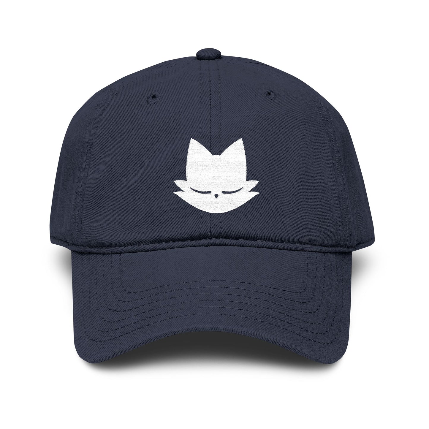 Yi embroidered washed baseball cap inspired by Nine Sols indie metroidvania video game with minimalist gaming design.