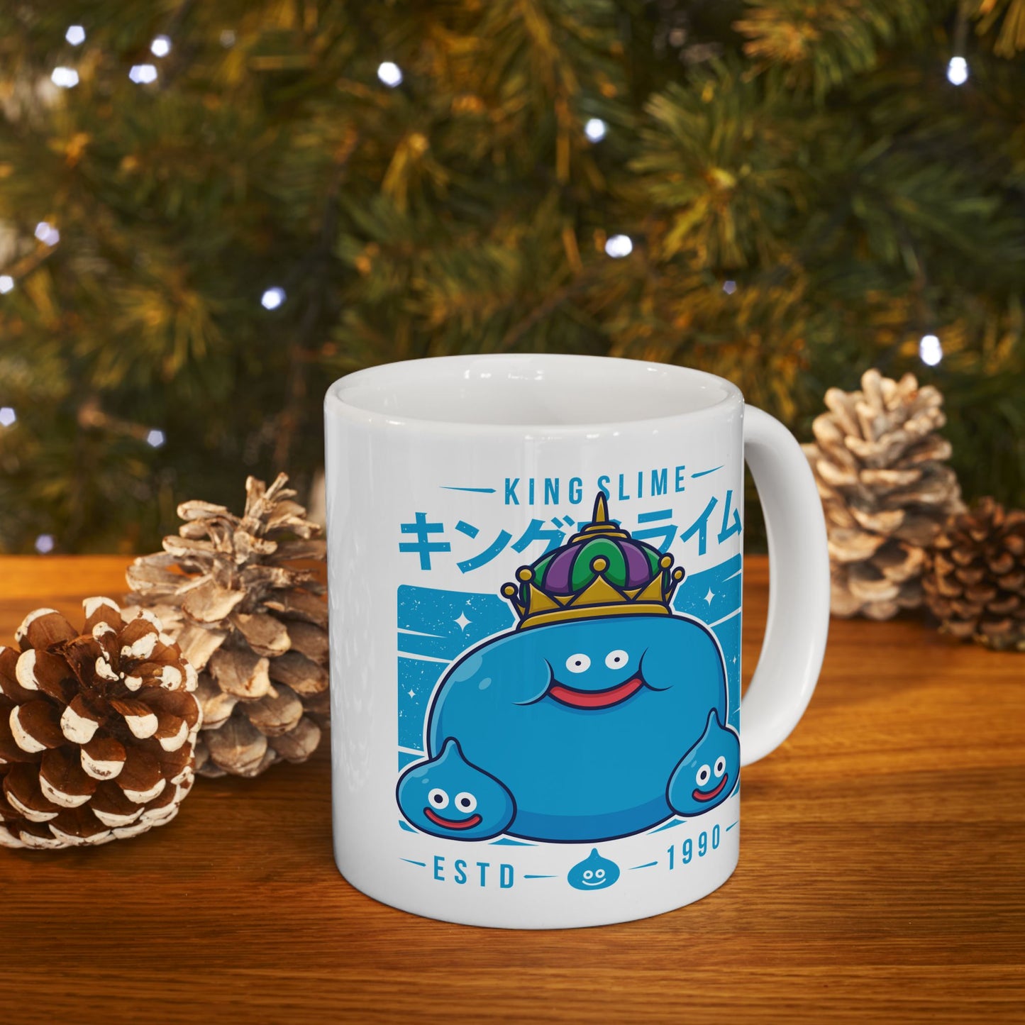 King Slime & Slimes Dragon Quest Video Games Ceramic Mug, 11oz, 15oz