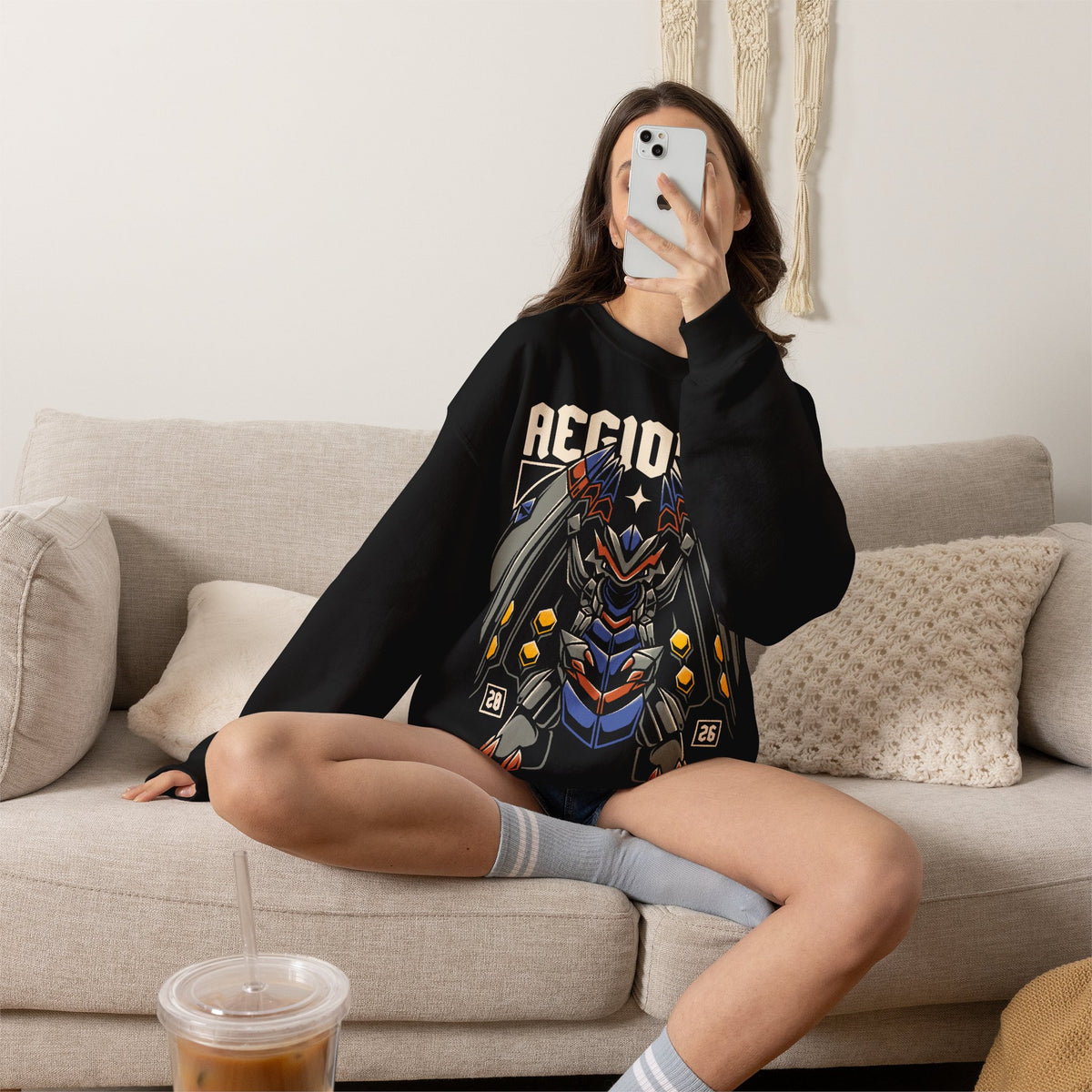 Palworld Aegidron #184 Dragon Ground Pal Unisex Crewneck Sweatshirt