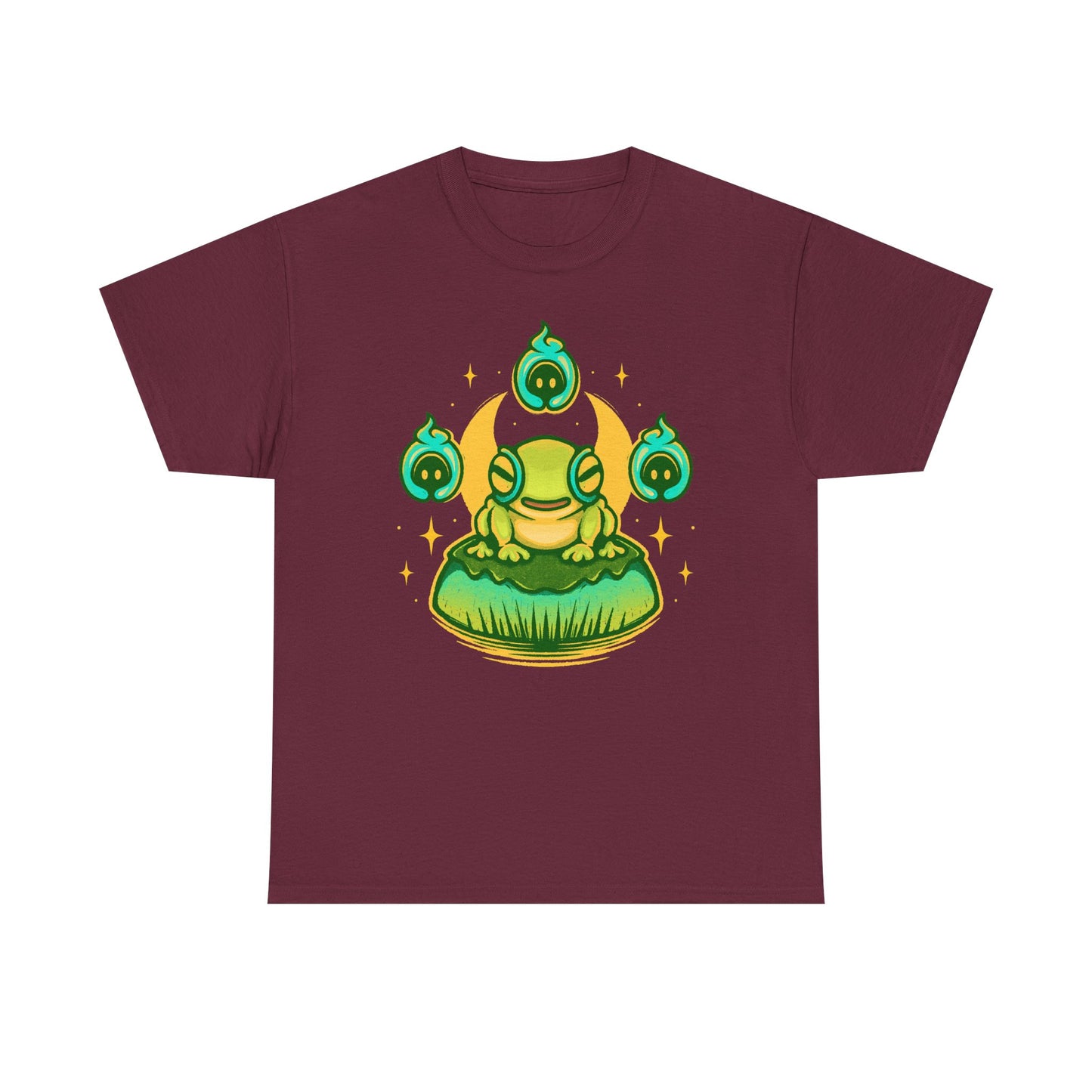 Hades II t-shirt featuring Frinos and the Shades from the indie roguelike game inspired by Greek mythology and dark fantasy design.