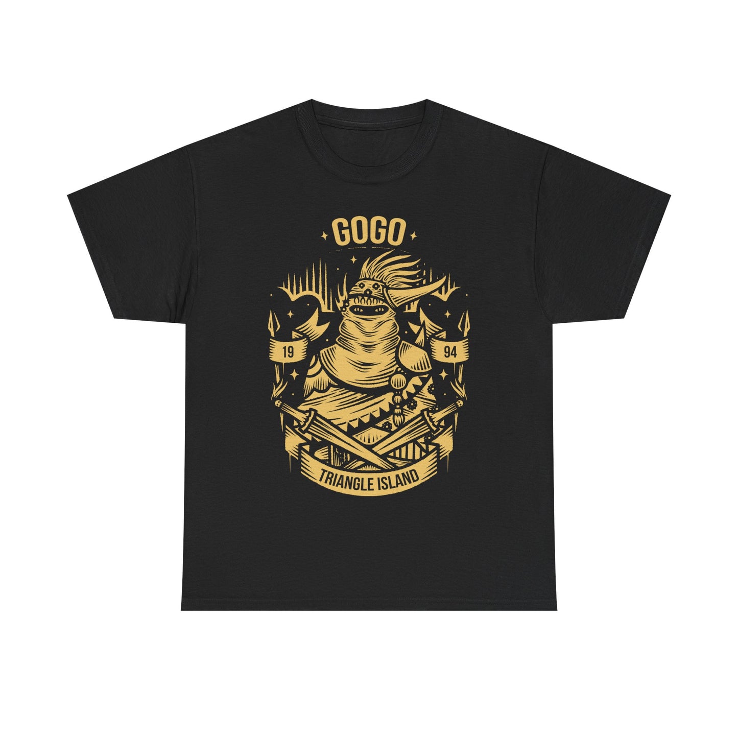 Gogo Final Fantasy VI t-shirt featuring the FF6 mimic character from the classic SNES retro JRPG video game.