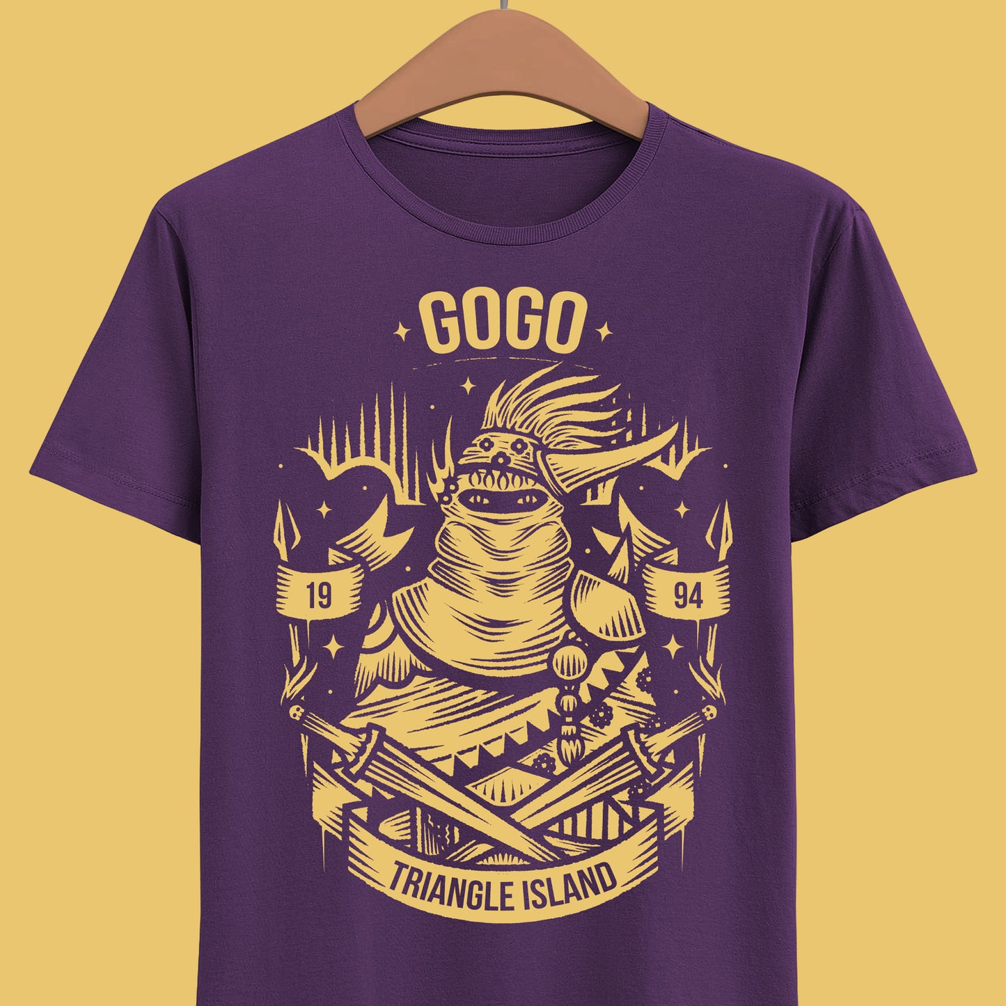 Gogo Final Fantasy VI t-shirt featuring the FF6 mimic character from the classic SNES retro JRPG video game.