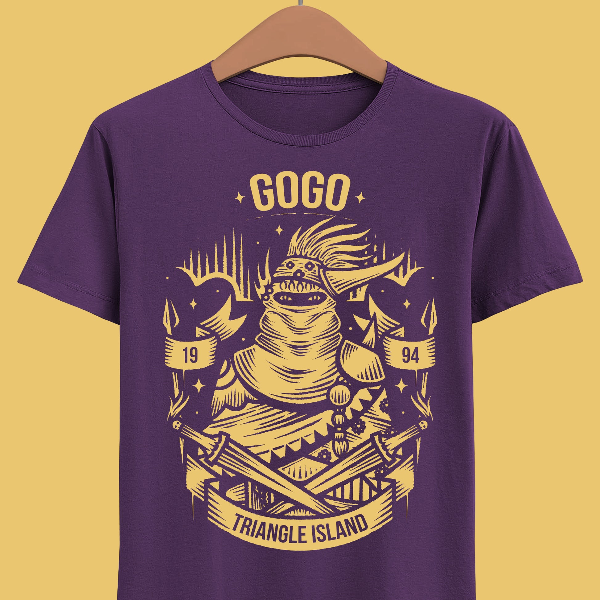 Gogo Final Fantasy VI t-shirt featuring the FF6 mimic character from the classic SNES retro JRPG video game.
