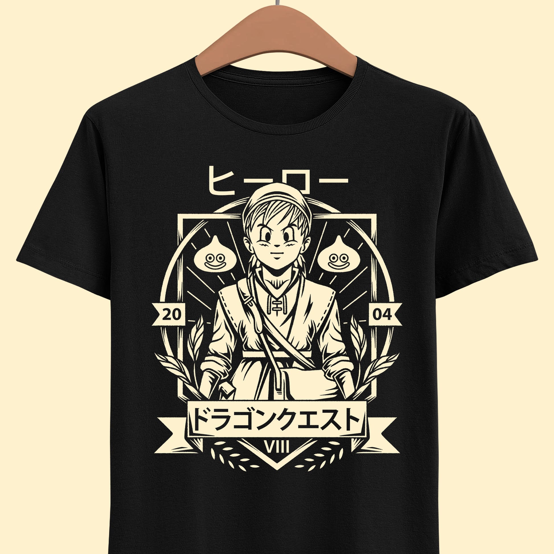 Gamer t-shirt design inspired by Eight the hero from Dragon Quest VIII jrpg video game.

dragon quest, dragon quest viii, dragon quest xi, king slime, slime, rpg video game, video games t-shirt, jrpg games tee, gaming shirt, gamer, chrono trigger, final fantasy, yangus, dqviii t-shirt, dragon quest slime t-shirt, dragon quest king slime t-shirt, dragon quest viii eight t-shirt, dragon quest, dragon quest viii journey of the cursed king t-shirt