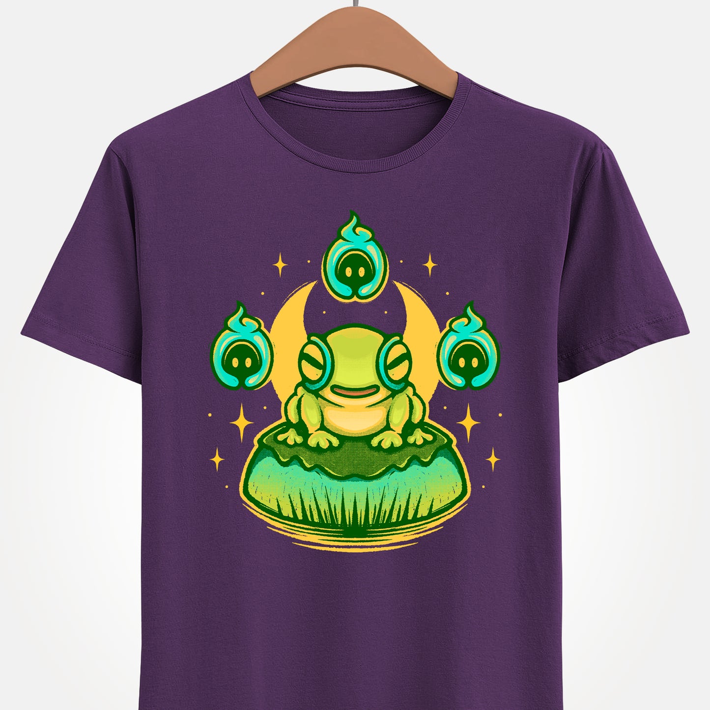 Hades II t-shirt featuring Frinos and the Shades from the indie roguelike game inspired by Greek mythology and dark fantasy design.