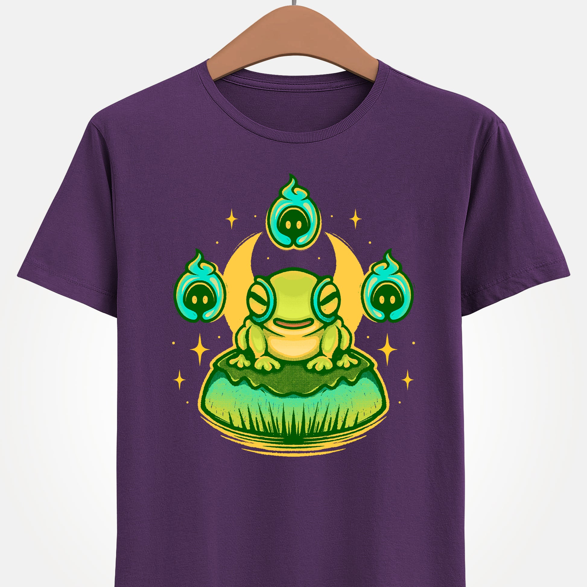 Hades II t-shirt featuring Frinos and the Shades from the indie roguelike game inspired by Greek mythology and dark fantasy design.