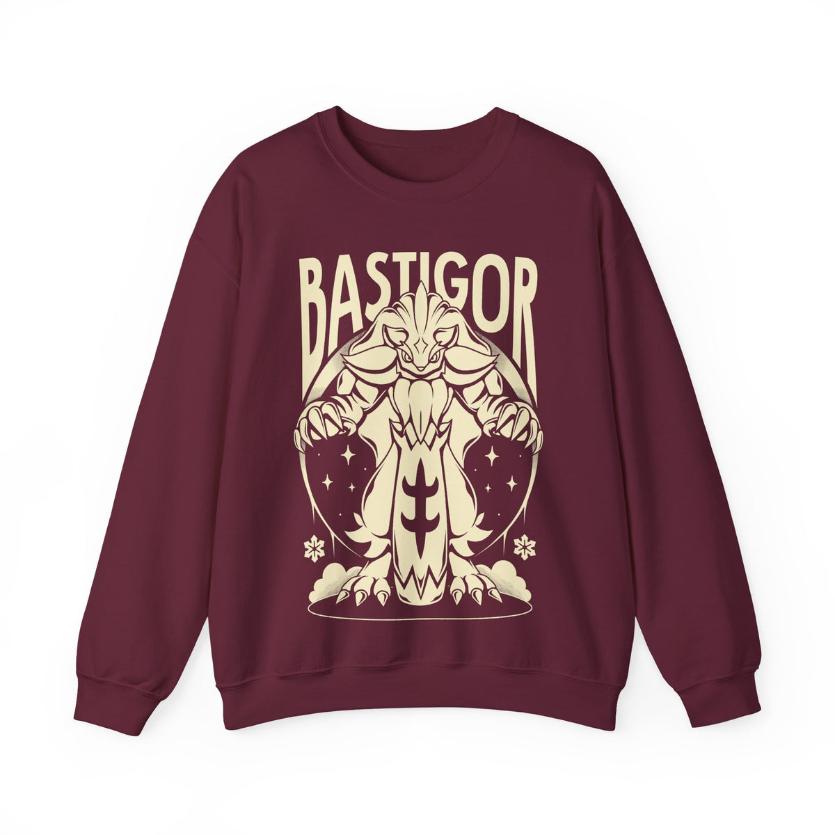 Palworld Bastigor King of Frostfang Ice Pal Unisex Crewneck Sweatshirt