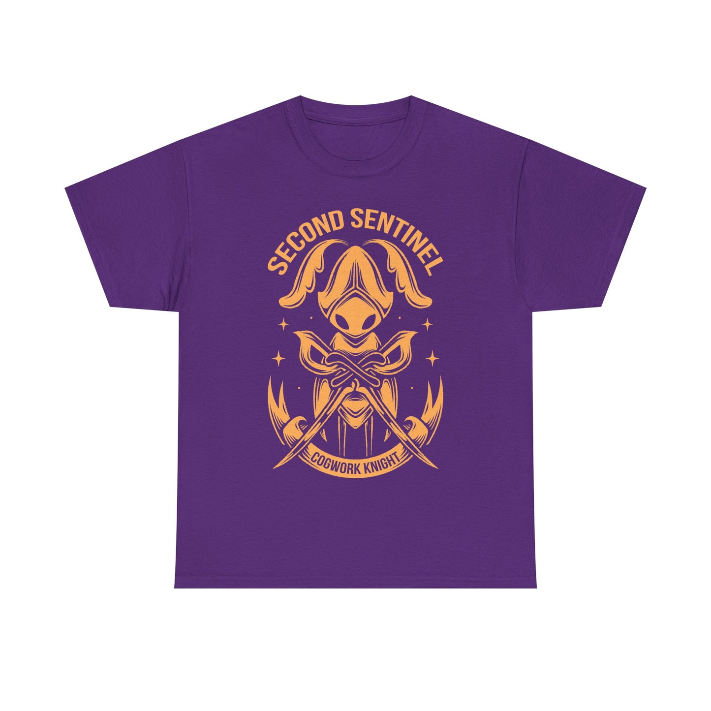 Gamer t-shirt inspired in Second Sentinel automaton cogwork knight character from Hollow Knight Silksong metroidvania indie game.

hollow knight, hollow knight silksong, hollow knight silksong hornet t-shirt, hollow knight silksong merch, hollow knight silksong t-shirt, hollow knight silksong hornet tee, hollow knight hornet and lace t-shirt, hollow knight silksong indie game merch, hollow knight silksong hornet shirt, hollow knight the knight t-shirt, hollow knight silksong sherma t-shirt
