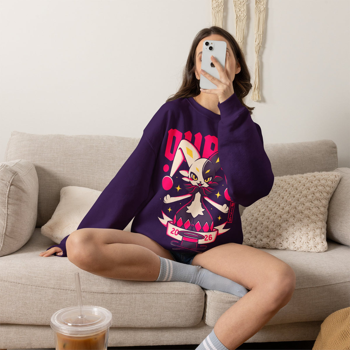 Palworld Dupin #176 gaming crewneck sweatshirt character design