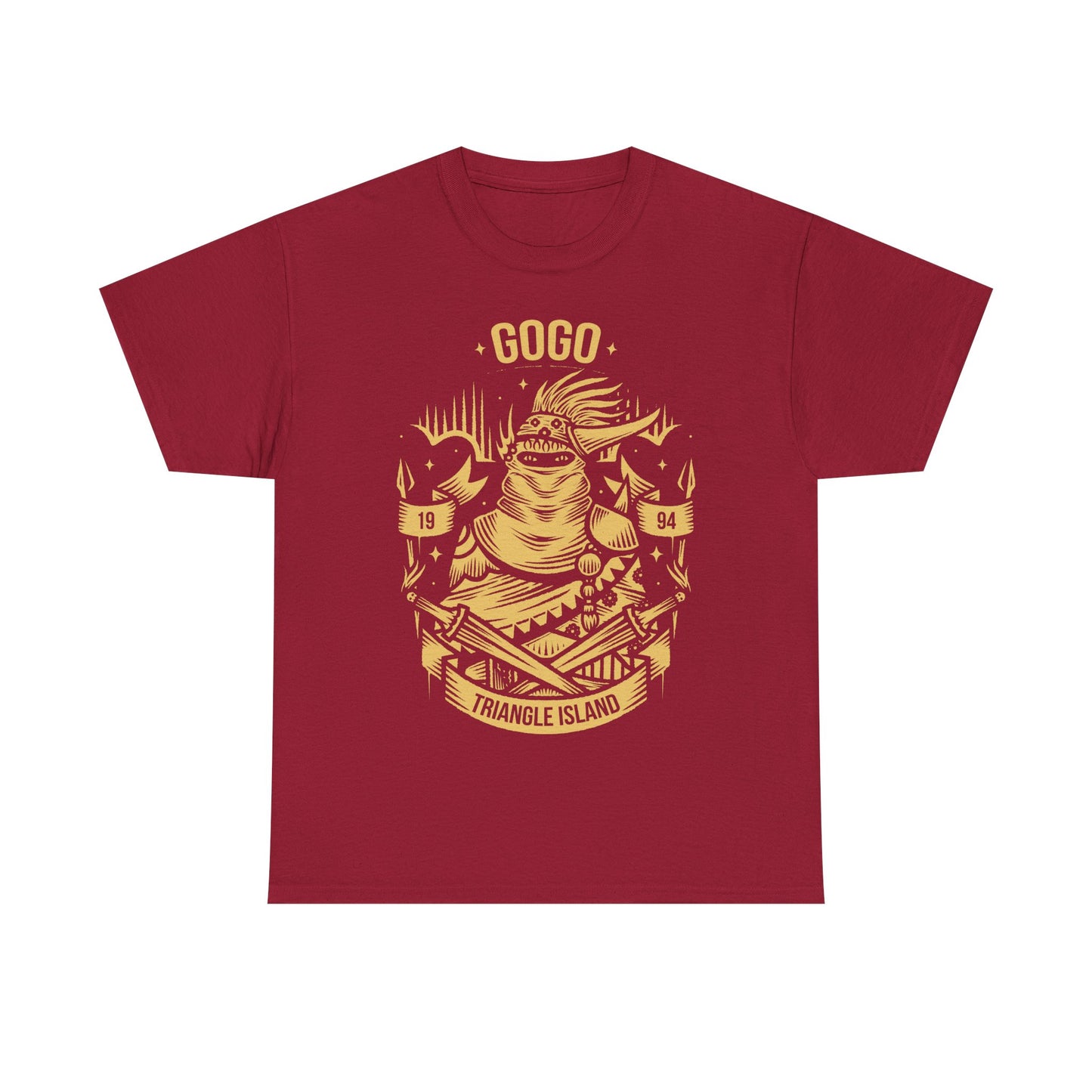 Gogo Final Fantasy VI t-shirt featuring the FF6 mimic character from the classic SNES retro JRPG video game.