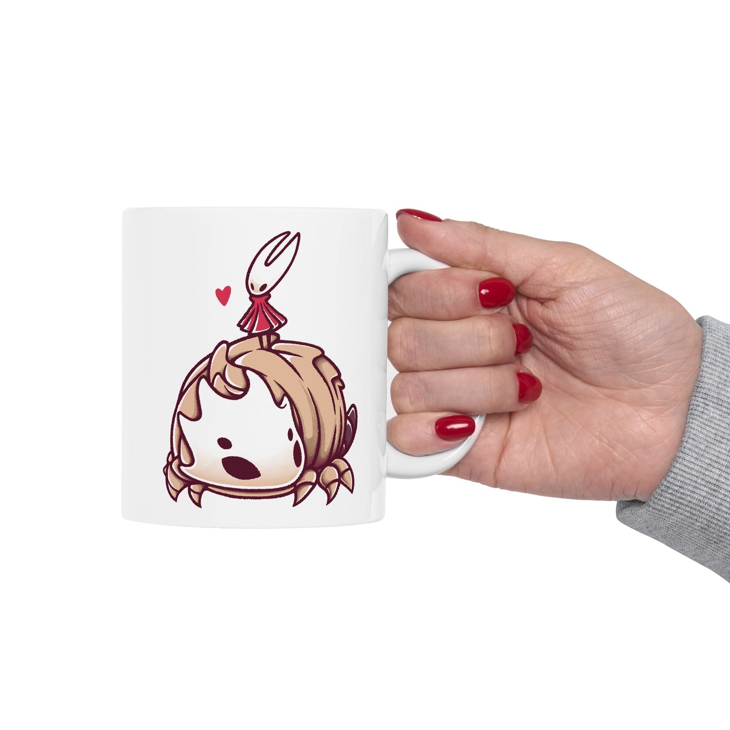 Hornet & Bell Beast - Hollow Knight Silksong Ceramic Mug, 11oz, 15oz