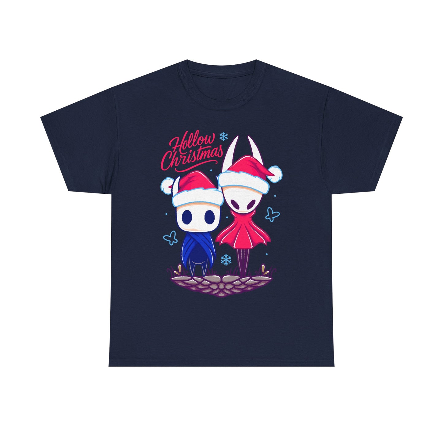 Gamer xmas t-shirt inspired by Hornet and The Knight from Hollow Knight and Hollow Knight Silksong metroidvania indie games in christmas style wearing a Santa hat.

hollow christmas, hollow knight christmas, hollow knight christmas t-shirt, hollow knight christmas tee, hollow knight christmas shirt, hollow knight christmas hornet and the knight shirt, hollow knight xmas t-shirt,  hollow knight cute kwaii crhistmas t-shirt, cute kwaii hollow knight merch, hollow knight silksong cute kawaii xmas