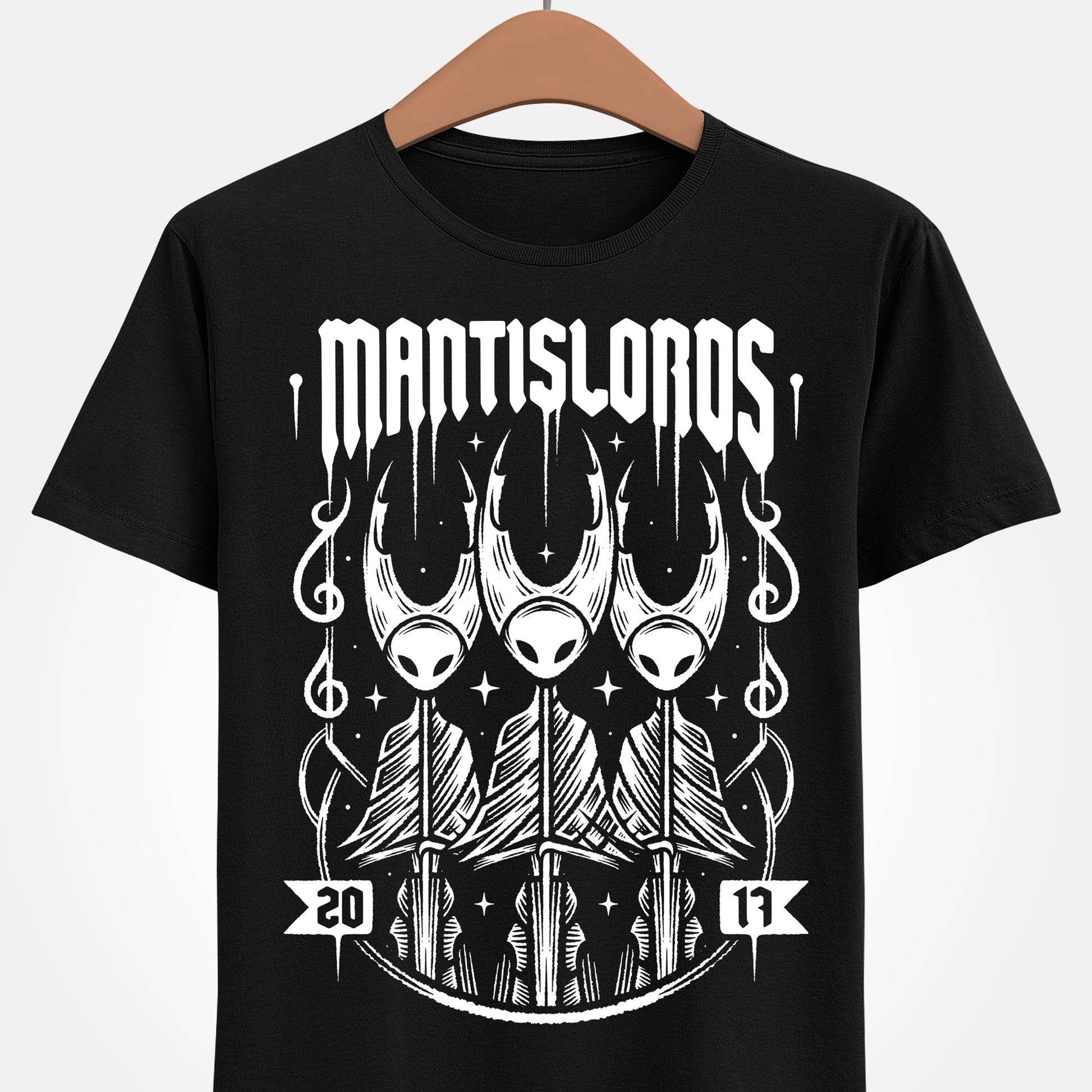 Gamer t-shirt inspired by Mantis Lords boss from Hollow Knight metroidvania indie game.

hollow knight mantis lords t-shirt, hollow knight mantis lords boss t-shirt, hollow knight video game mantis lords t-shirt, hollow knight indie game merch, hollow knight metroidvania video game t-shirt, mantis lords hollow knight shirt, hollow knight mantis lords tee, hollow knight silksong video game merch, metroidvania video game merch, hollow knight exclusive merch, hollow knight tee, gaming engraving art