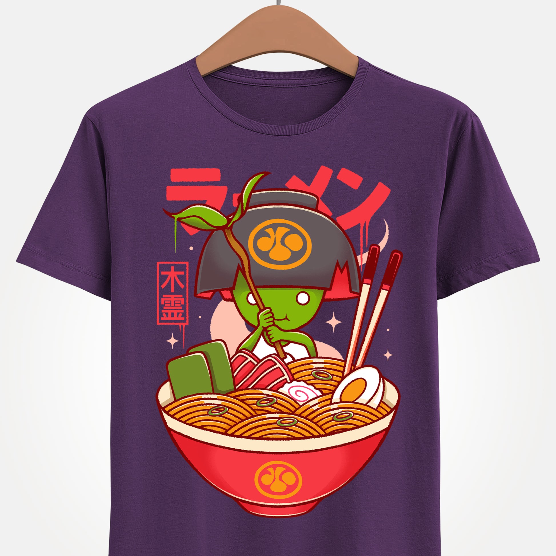 Nioh 3 t-shirt inspired by the action RPG and soulslike video game series, featuring Kodama, green tree spirit from the Nioh games inside a noodles ramen bowl in japanese art style. This unisex gamer shirt celebrates Nioh 3 with a design rooted in Japanese folklore, yokai mythology, and samurai fantasy. High-quality video game merch made for gamers, collectors, and fans of Nioh, Nioh 2, Nioh 3 and dark fantasy action RPGs. Perfect gaming t-shirt for soulslike fans and Japanese mythology lovers.