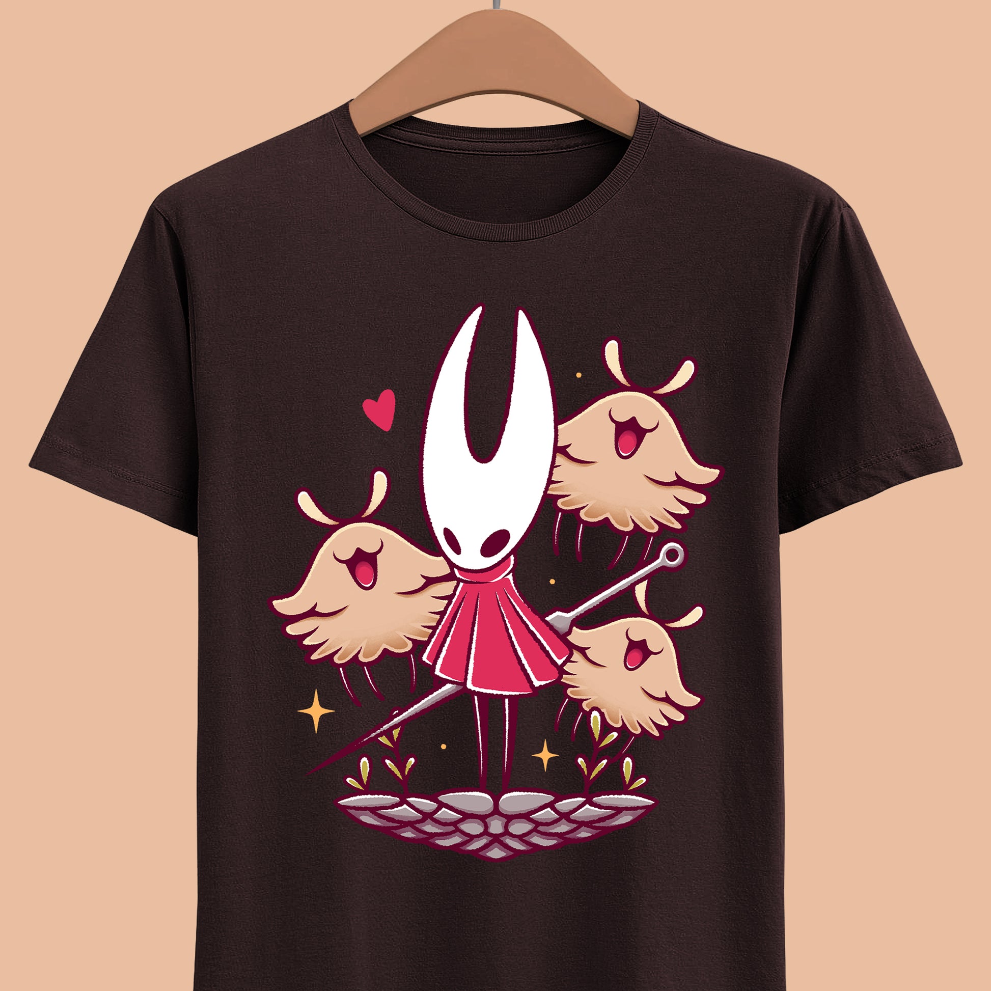 Gamer t-shirt inspired by Hornet & Lost Fleas characters from Hollow Knight Silksong metroidvania indie game in cute kawaii watercolor art style.

hollow knight, hollow knight silksong, hollow knight silksong hornet t-shirt, hollow knight silksong merch, hollow knight silksong t-shirt, hollow knight silksong hornet tee, hollow knight bell beast t-shirt, hollow knight silksong merch, hollow knight silksong hornet shirt, hollow knight silksong lost fleas t-shirt, hollow knight silksong lost fleas
