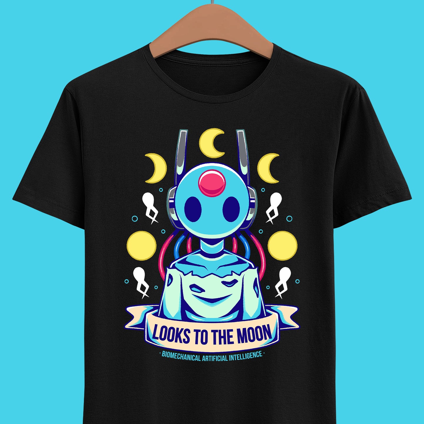 Gamer t-shirt design inspired by Looks to the Moon (Big Sis Moon) Iterator from Rain World survival-exploration-platformer indie game.

rain world indie game merch, rain world t-shirt, rain world looks to the moon t-shirt, looks to the moon, iterator, big sis moon t-shirt, looks to the moon t-shirt, indie game merch, rainworld video game, rain world video game t-shirt, neuron flies, slugcat, slugcat t-shirt, rain world slugcat t-shirt, rain world five pebbles, rain world five pebbles t-shirt