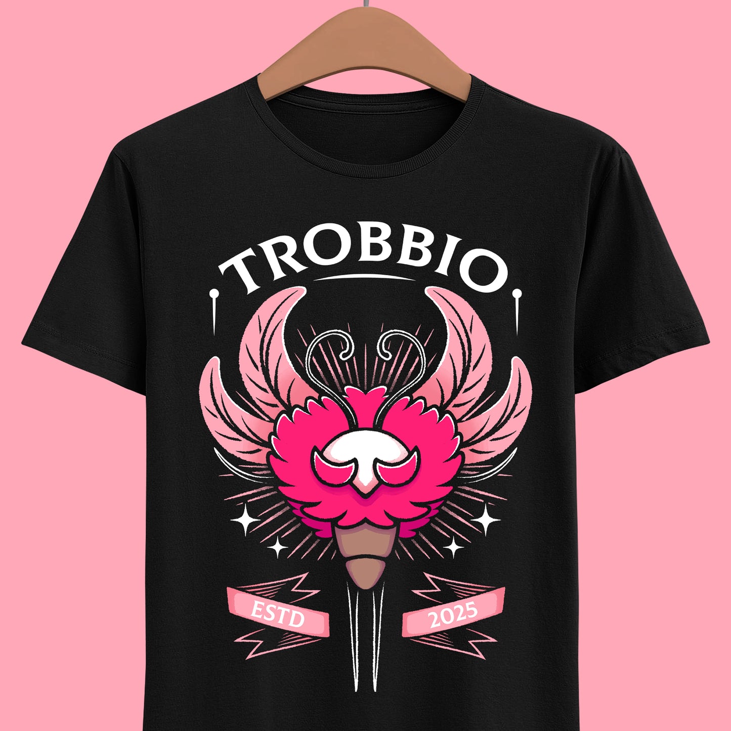 Gamer t-shirt inspired by Trobbio (master of the stage, the brush and the voice) from Hollow Knight Silksong metroidvania video game.

hollow knight, hollow knight silksong, hollow knight silksong hornet t-shirt, hollow knight silksong merch, hollow knight silksong t-shirt, hollow knight silksong hornet tee, hollow knight hornet and lace t-shirt, hollow knight silksong indie game merch, hollow knight silksong hornet shirt, hollow knight the knight t-shirt, hollow knight silksong trobbio t-shirt