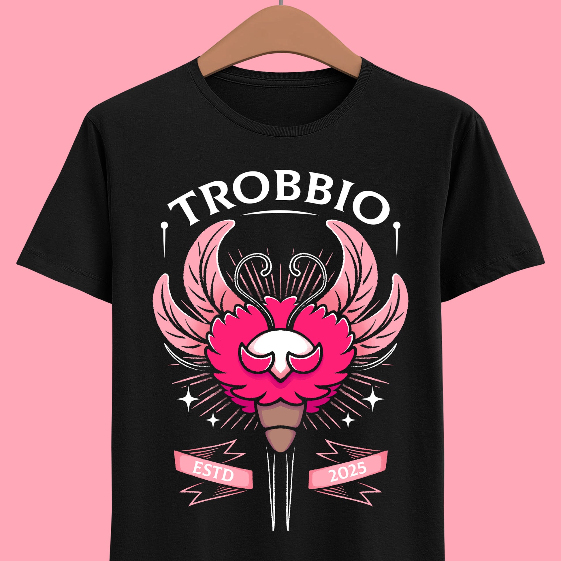 Gamer t-shirt inspired by Trobbio (master of the stage, the brush and the voice) from Hollow Knight Silksong metroidvania video game.

hollow knight, hollow knight silksong, hollow knight silksong hornet t-shirt, hollow knight silksong merch, hollow knight silksong t-shirt, hollow knight silksong hornet tee, hollow knight hornet and lace t-shirt, hollow knight silksong indie game merch, hollow knight silksong hornet shirt, hollow knight the knight t-shirt, hollow knight silksong trobbio t-shirt