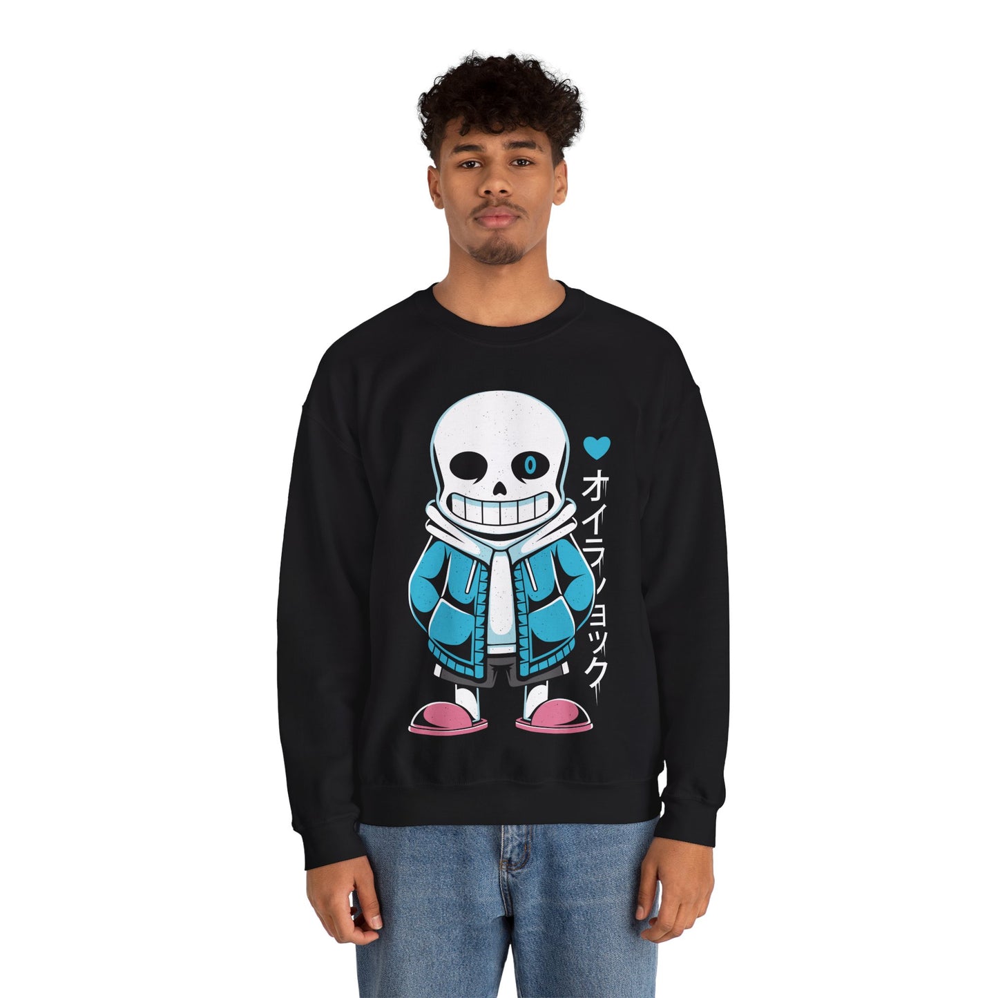 Sans Lazy Bones Undertale Indie Game Crewneck Sweatshirt