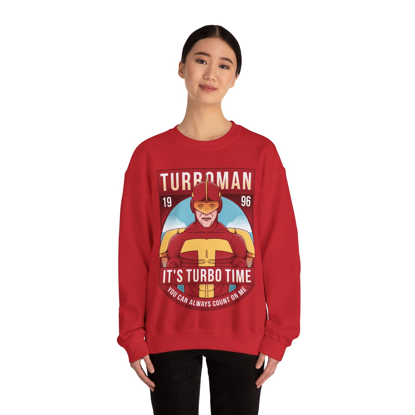 Turbo Man Jingle All The Way Unisex Crewneck Sweatshirt