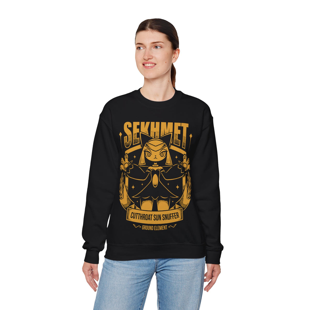 Palworld Sekhmet Ground Pal #140 Unisex Crewneck Sweatshirt