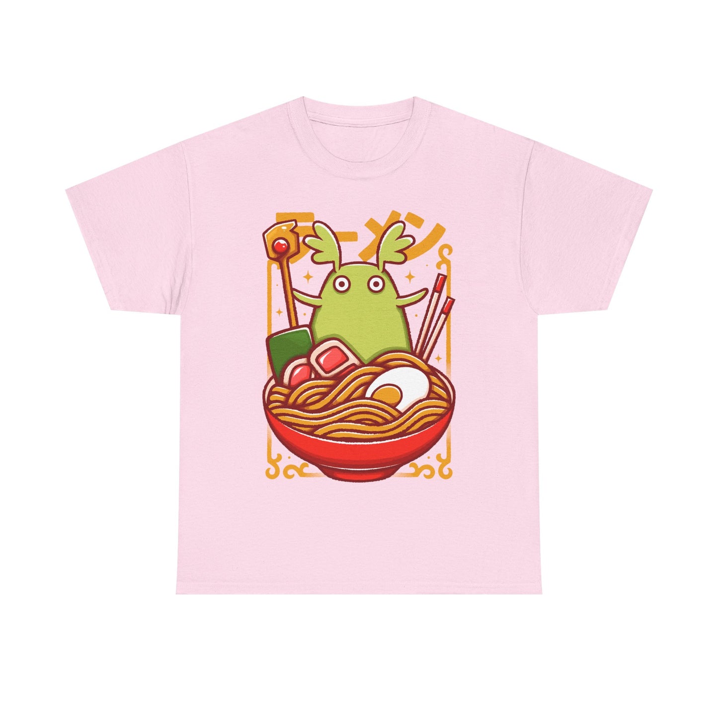Toko Spirit of the Forest ramen t-shirt inspired by Ni no Kuni: Wrath of the White Witch, the beloved fantasy JRPG. Featuring Toko inside a ramen bowl in a cute Japanese art style, this unisex gamer shirt blends magical creature aesthetics with cozy anime vibes. Perfect JRPG merch for fans of Ni no Kuni, fantasy RPG video games, and whimsical character-driven adventures.